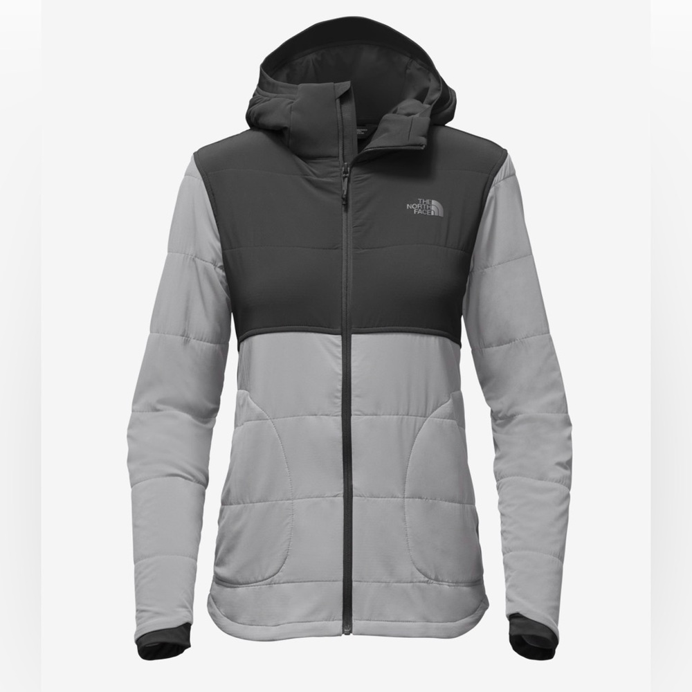 The North Face Dark and Light Gray Women’s Performance Jacket